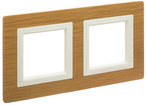 Рамка универсальная DKC Avanti 2-м. дерево беленый дуб картинка